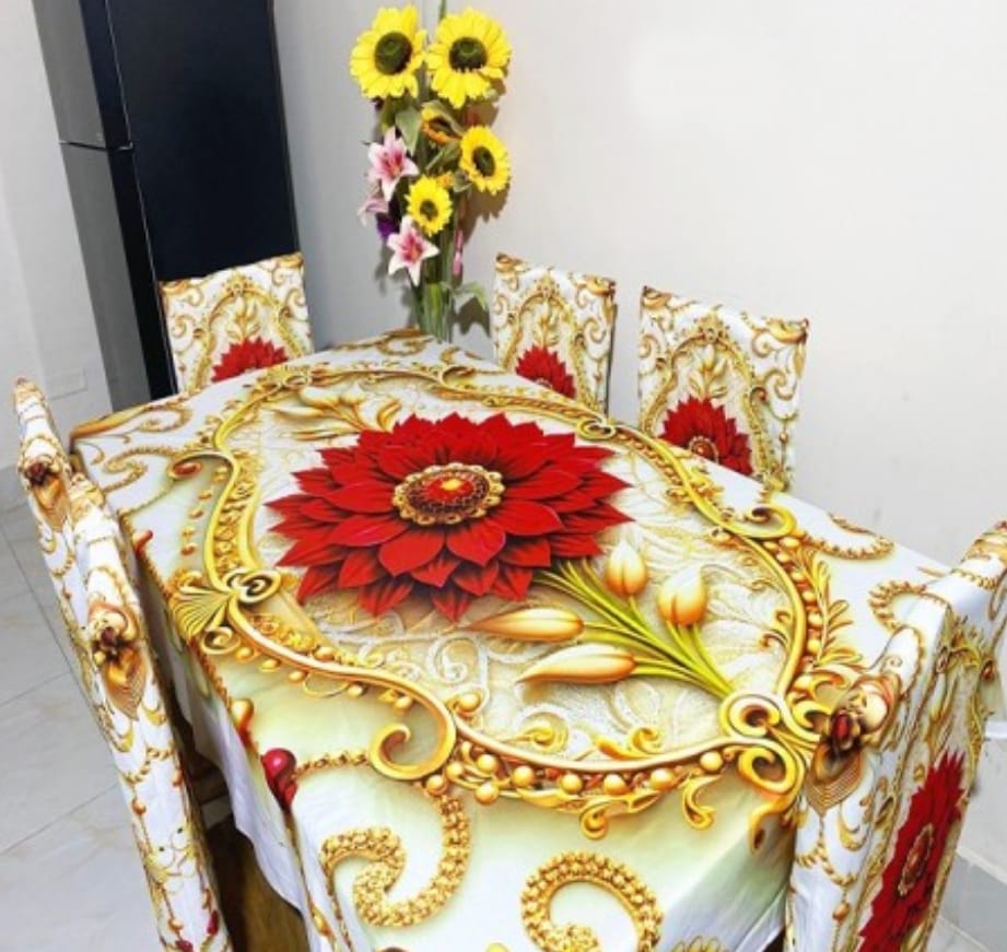 3D printed chair cover and dining table cover101
